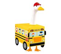 Back To School Goose Outfit Bus Shape Clothes Porch Goose Statue Apparel