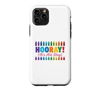 Back to School Hooray It's Art Day Teacher Coque pour iPhone 11 Pro