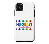 Back to School Hooray It's Art Day Teacher Coque pour iPhone 11 Pro Max