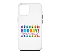 Back to School Hooray It's Art Day Teacher Coque pour iPhone 12/12 Pro
