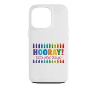 Back to School Hooray It's Art Day Teacher Coque pour iPhone 13 Pro