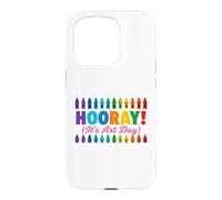 Back to School Hooray It's Art Day Teacher Coque pour iPhone 15 Pro