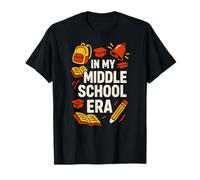 Back to School in My Middle School Era Cute Women First Day T-Shirt