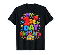 Back to School My 1st Day of Kindergarten T-Shirt Graphique avec Valeur