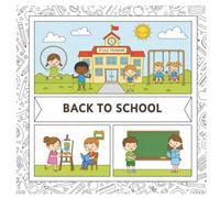 Back to school !: School bags, pencils, friends and good cheer for a joyful and creative start to the school year