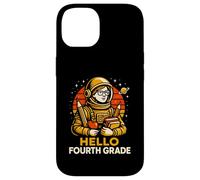 Back to School Teacher Hello Fourth Grade Cute Women First Coque pour iPhone 14