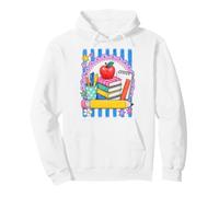 Back to School Teacher Student Apple Books Classroom Sweat à Capuche