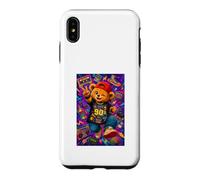 Back to The 90s Teddy Bear Retro Nostalgia Coque pour iPhone XS Max