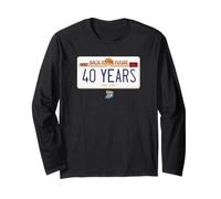 Back To The Future 40th Anniversary License Plate Manche Longue