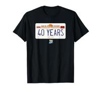 Back To The Future 40th Anniversary License Plate T-Shirt