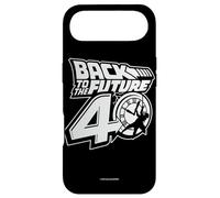 Back to The Future 40th Anniversary Logo Black and White Coque pour iPhone Air