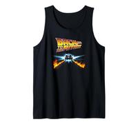 Back to the Future DeLorean and Logo Débardeur