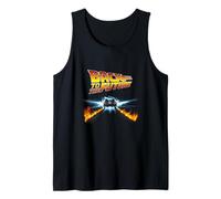 Back to the Future DeLorean et Logo Débardeur