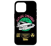Back To The Future Globe Future Changer Time Machine Retro Coque pour iPhone 16 Pro Max