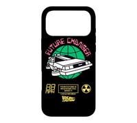 Back to The Future Globe Future Changer Time Machine Retro Coque pour iPhone 17 Pro Max