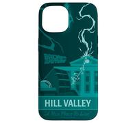 Back to The Future Hill Valley Lightning Coque pour iPhone 15