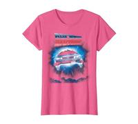 Back to The Future Hovering Delorean T-Shirt, Femme, Rose Chiné, S