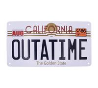 Back To The Future Metal Sign ´Outatime´ Delorean License Plate