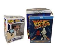 Back to The Future Steelbook Trilogie Blu-ray + Funko Pop 50 Italie Import ltd edt G