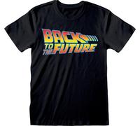 Back To The Future - T-shirt Homme/Femme Unie HE131 (M) (Noir)