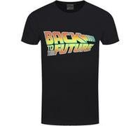 Back To The Future T-Shirt Logo Homme Noir - Taille M Noir G