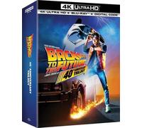 Back To The Future Trilogy: 40th Anniversary Edition [Ultra Hd] With Blu-Ray, 4k Mastering, Anniversary Ed, Boxed Set, Digital Copy, Dolby, Digital Theater System, Dubbed, Sign Language, Slipsleeve Pa