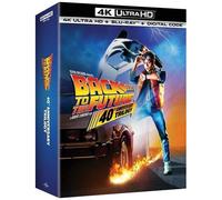 Back To The Future Trilogy: 40th Anniversary Edition [Ultra Hd] With Blu-Ray, 4k Mastering, Anniversary Ed, Boxed Set, Digital Copy, Dolby, Digital Theater System, Dubbed, Sign Language, Slipsleeve Pa