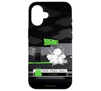 Back to The Future Twin Pines Mall Scene Coque pour iPhone 16