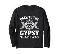 Back to The Gypsy That I Was Cute Hippie Graphic Vintage Manche Longue