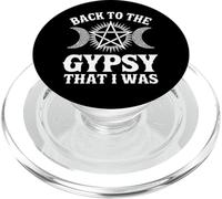 Back to The Gypsy That I Was Cute Hippie Graphic Vintage PopSockets PopGrip pour MagSafe