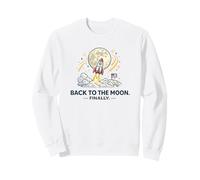 Back to The Moon Enfin Rocket Launch Space Sweatshirt