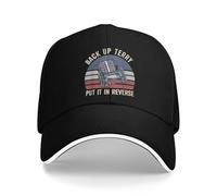 Back Up Terry Put It in Reverse Firework Sun Baseball Cap 4th of July Summer Fashion Trucker Hat for Men Women Snapback Cap