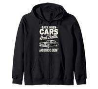 Back When Cars Had Balls Vintage Muscle Car avec Humour Sweat à Capuche