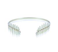 Back-worn Leaf Metal Headband, Gold Leaf Bridal Wedding Headpieces Goddess Headpiece for Back of Head, Metal Headbands for Women (Silver, #)