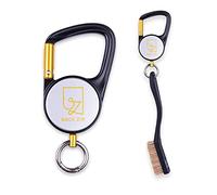 back zip Keenon Sports Brosse d'escalade sécurisée - Brosse d'escalade et brosse de boulder - Mousqueton - En kit - Accessoires d'escalade - Pour une prise sûre dans le mur, Noir