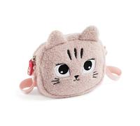 Back2Fun Bolsito Peludo Gatita B2f, Sac à bandoulière Mixte Enfant, Rose, 175 x 160 x 35 mm