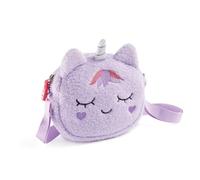 Back2Fun Bolsito Peludo Unicornio B2f, Sac à bandoulière Mixte Enfant, Lilas, 175 x 160 x 35 mm