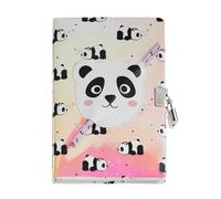 Back2Fun - Journal secret avec cadenas et 2 clés : écrivez, dessinez et gardez des secrets, avec crayon, 80 feuilles lignées, carnet A5 enfant, couverture rigide avec finition holographique, cadeau