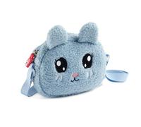 Back2Fun - Petit Sac Enfant Bandoulière, Bandoulière Réglable, Matière Douce Effet Mouton, 175 x 160 x 35 mm, Design Confortable et Amusant, Lapin