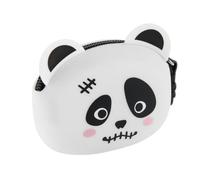 Back2Fun - Porte-Monnaie Enfant Glow en Silicone, Panda, Halloween | Petit Étui, Brille dans le Noir, Toucher Doux, Fermeture Éclair avec Tirette, 90 x 70 x 35 mm, Terrific Monsters