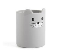 Back2Fun - Pot à crayons enfant en silicone souple | Design animal mignon | Organiseur de bureau multifonction | Fournitures scolaires | Souris