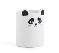 Back2Fun - Pot à crayons enfant en silicone souple | Design animal mignon | Organiseur de bureau multifonction | Fournitures scolaires | Panda