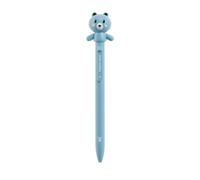 Back2Fun - Stylo à encre bleue, stylo en forme d'animal qui donne des pinces, pointe de 0,7 mm, comprend deux encres de rechange, idéal pour transporter dans la trousse scolaire lors de la rentrée