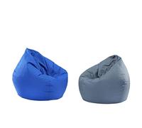 Backbayia 2pcs Beanbag Couverture Housse Sac de Haricot Pouf Siège Poire Coussin de Sol Pour Enfant
