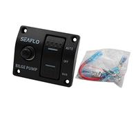 Backbayia Panneau de Commande de Pompe de Cale avec Fusible Intégré Accessoire Bateau