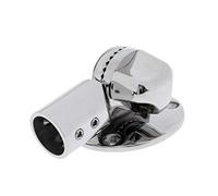 Backbayia Support d'antenne à Cliquet Pivotant en Acier Inoxydable 7/8" Support de Mât Antenne