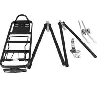 Backbike Rack Fret 154 lb Charge en alliage d'aluminium Touring - Support pour disques de frein V - MTB Roadbikes Pliage