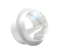 BackDraft Dogueur Contest Shutter Manual Operation for Extracteur Entors Air Flow Prevention Fan Not Return Valm Valve empêche et odeurs blanc 200mm