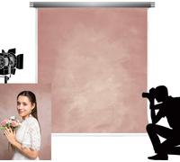 Backdrops 1.5X2.2M Fond Rose Solide Doux Crème Rose Microfibre Photographie Toile De Fond Accessoires Pliables Pour Photographes Studios[AUD125735]