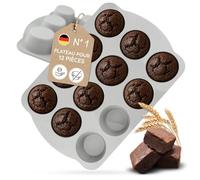 Backefix Moule à muffins en silicone.